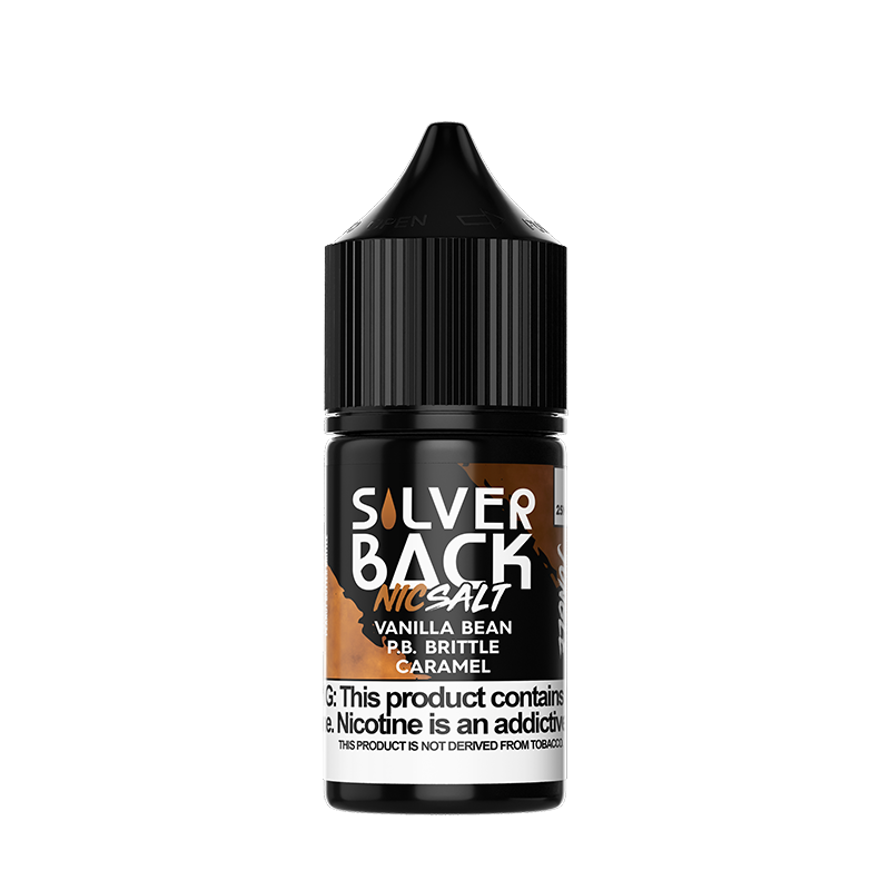 Amy Nic Salt by Silverback Juice Co. Vanilla Bean, P.B Brittle, Caramel SilverBack Distro LLC Amy Nic Salt by Silverback Juice Co. Vanilla Bean, P.B Brittle, Caramel SilverBack Distro LLC