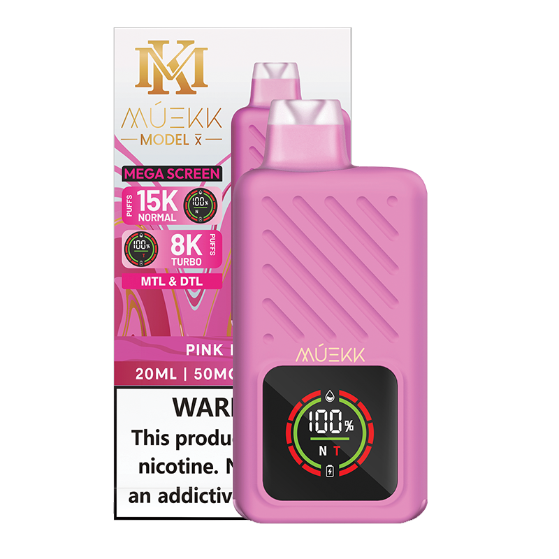 MUEKK - Model X - Pink Burst - Disposable SilverBack Distro LLC MUEKK - Model X - Pink Burst - Disposable SilverBack Distro LLC