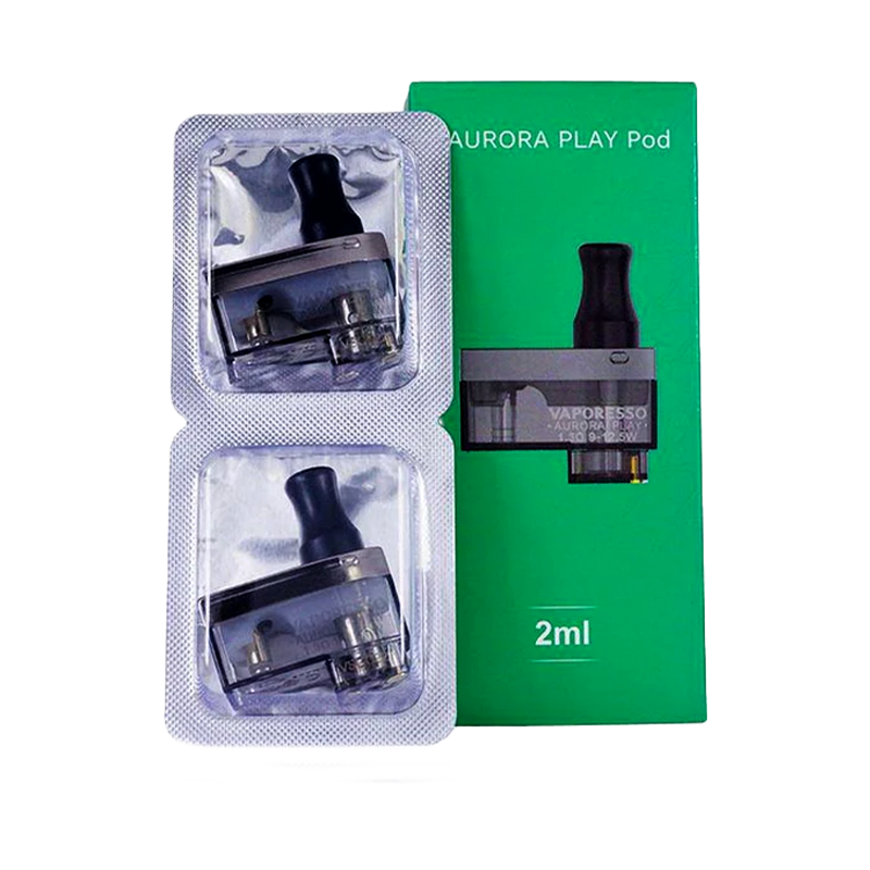 Vaporesso - Aurora Play Replacement Pods (2-Pack) SilverBack Distro LLC Vaporesso - Aurora Play Replacement Pods (2-Pack) SilverBack Distro LLC