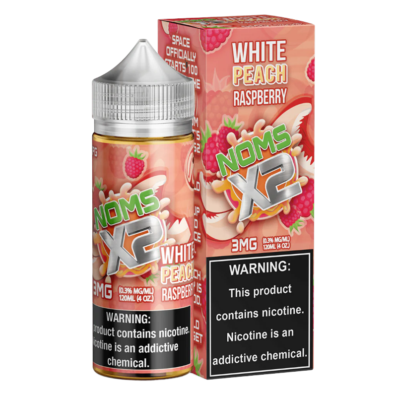 Noms X2 - White Peach Raspberry – SilverBack Distro LLC