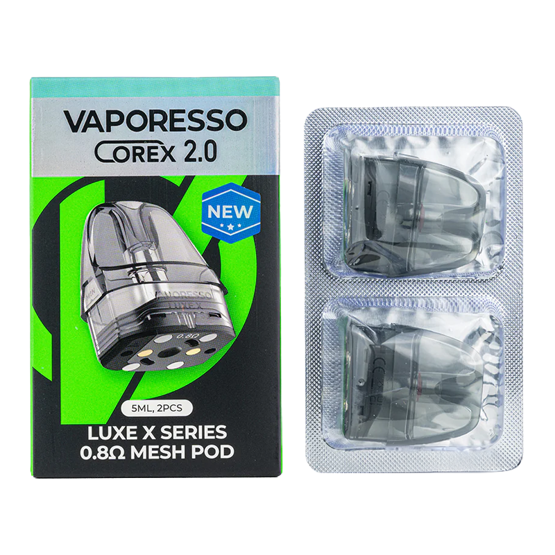 Vaporesso - Luxe X Replacement Pods (2-Pack) SilverBack Distro LLC Vaporesso - Luxe X Replacement Pods (2-Pack) SilverBack Distro LLC