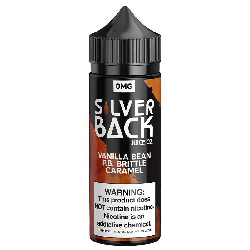Amy by Silverback Juice Co., 0mg – Vanilla, Caramel & Peanut Butter Blend