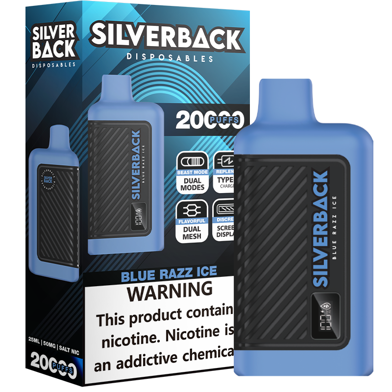 Silverback Disposables - Blue Razz Ice