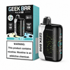 Geek Bar Pulse X 25K Cool Mint disposable vape with box and device on white background
