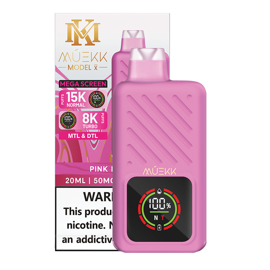 MUEKK - Model X - Pink Burst - Disposable SilverBack Distro LLC MUEKK - Model X - Pink Burst - Disposable SilverBack Distro LLC