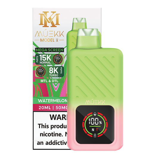 MUEKK - Model X - Watermelon Bubblegum - Disposable SilverBack Distro LLC MUEKK - Model X - Watermelon Bubblegum - Disposable SilverBack Distro LLC