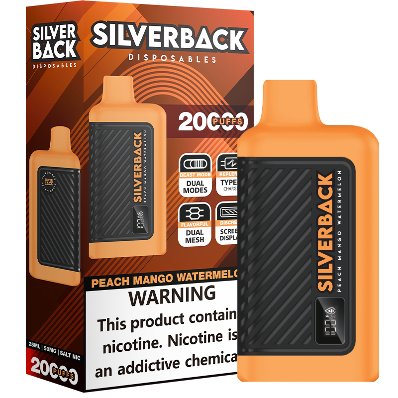 Silverback Disposables - Peach Mango Watermelon