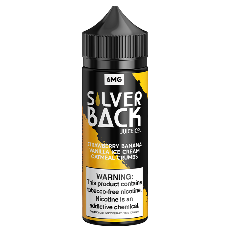 Rocky by Silverback Juice Co., 6mg – Strawberry, Banana & Vanilla Ice Cream Blend
