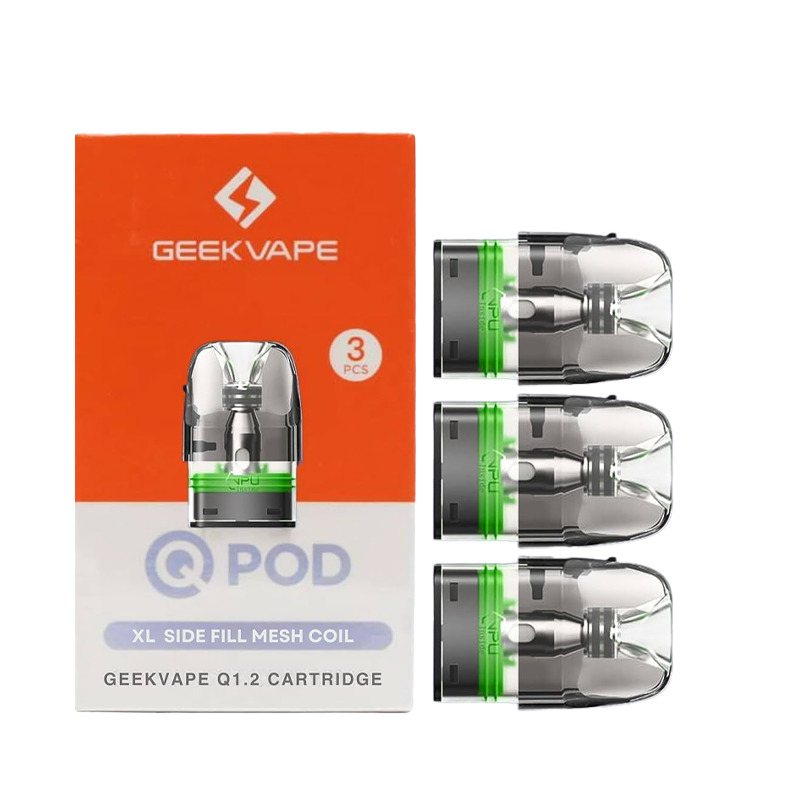 Geekvape - Q Replacement Pods (3-Pack) SilverBack Distro LLC Geekvape - Q Replacement Pods (3-Pack) SilverBack Distro LLC